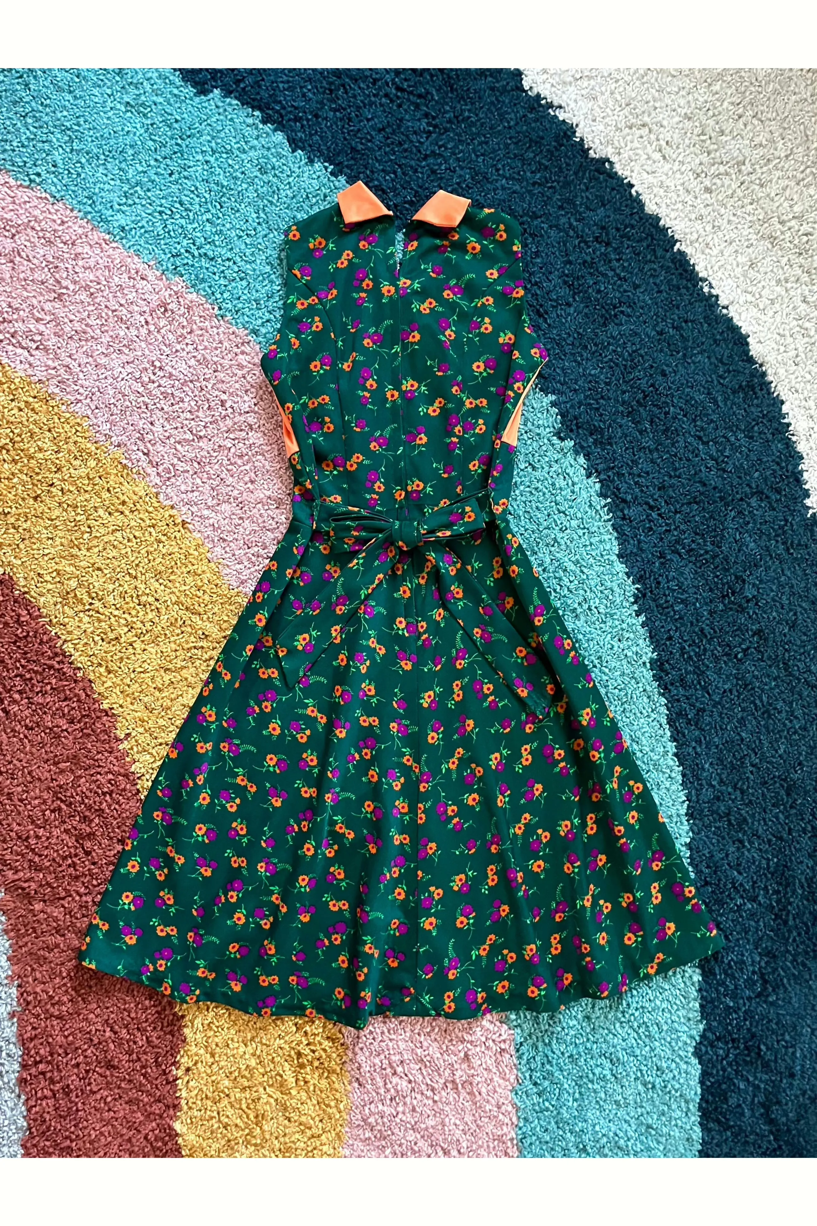 Vintage 70s Floral Mini & Jacket 2-Piece Set