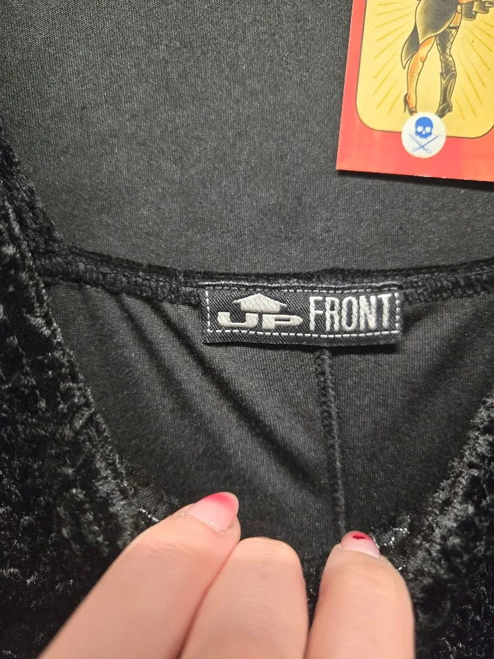Vintage 90s Black Velvet Dress and Jacket