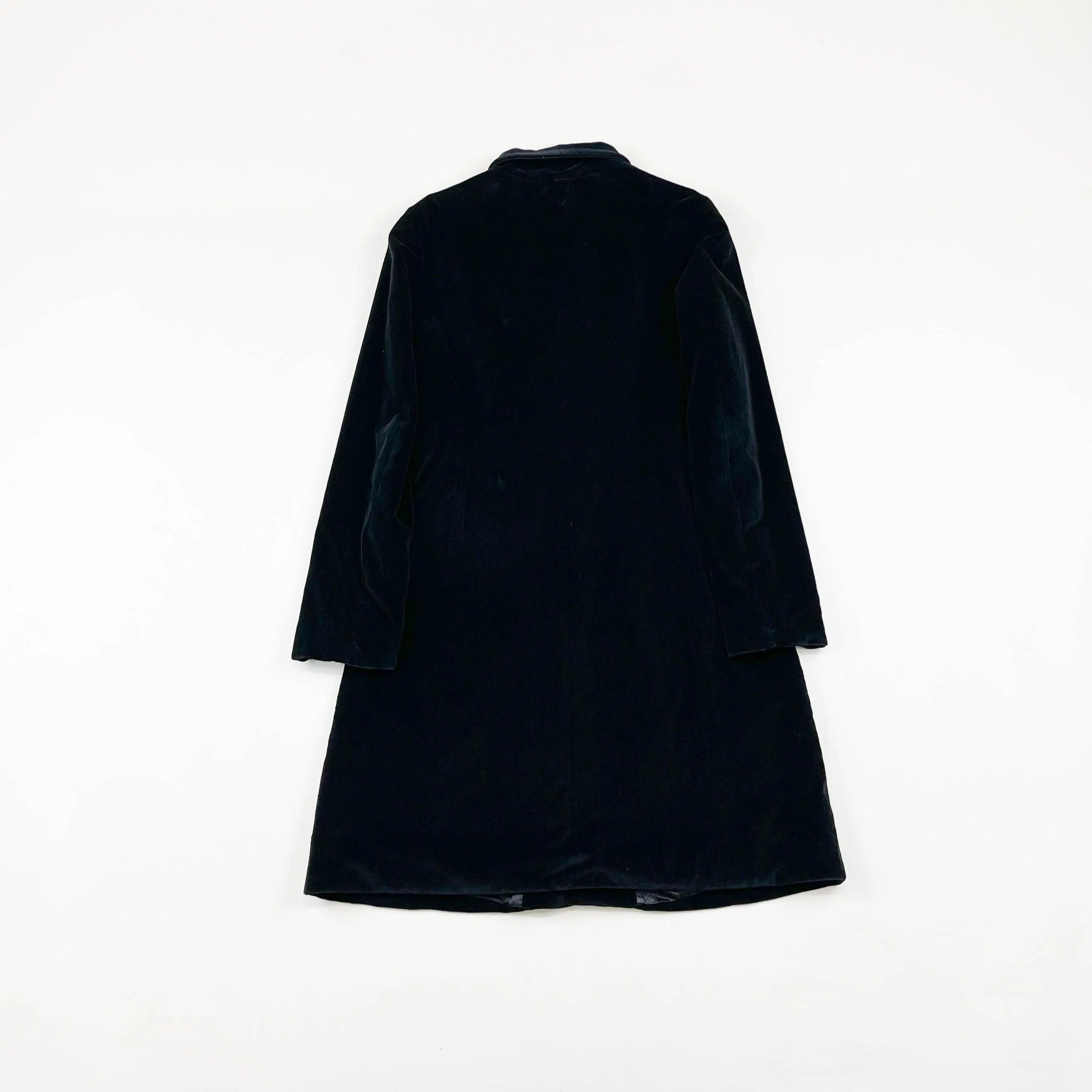 Vintage Moncler Velvet Trench Coat (M)