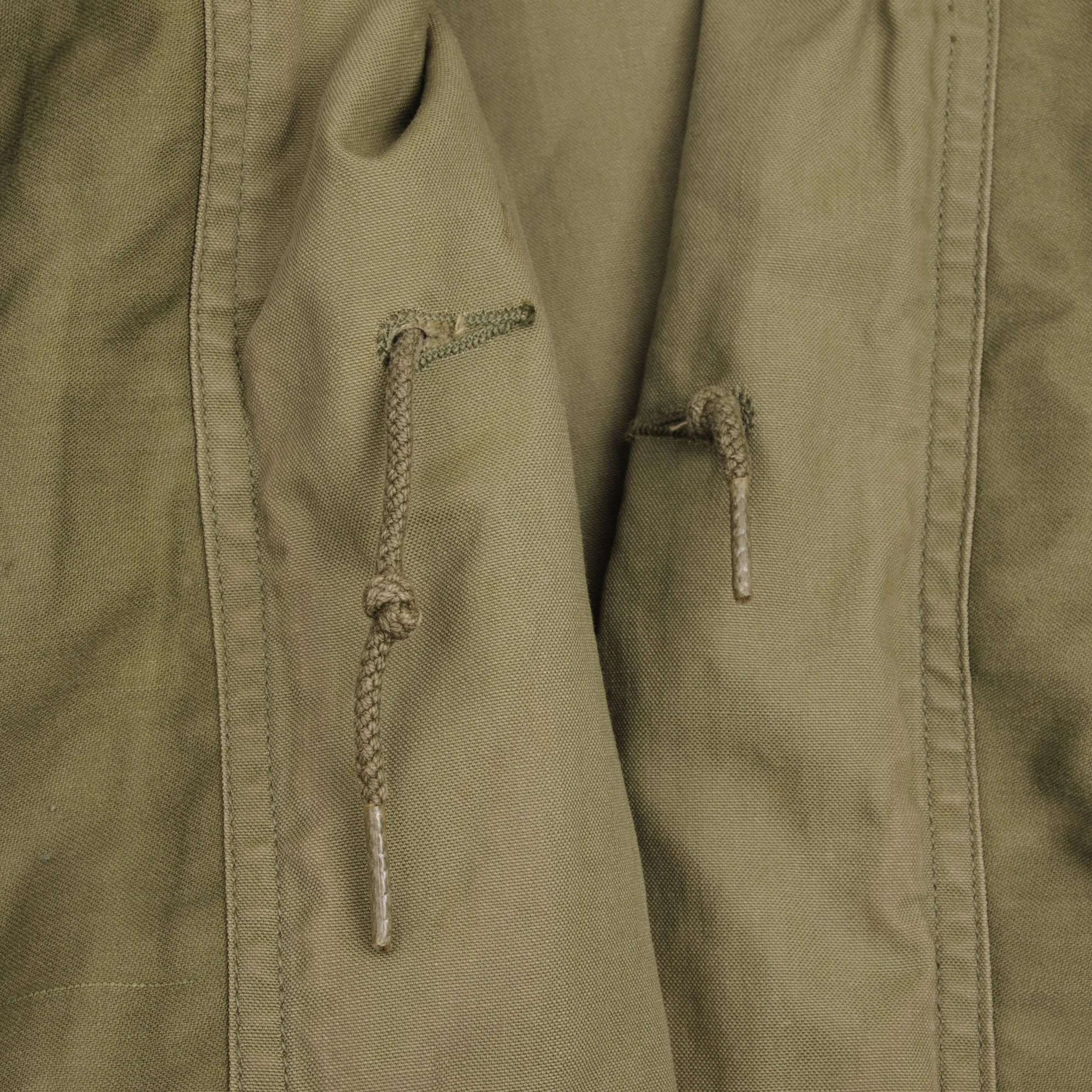 VINTAGE US ARMY M-1965 M65 1967 VIETNAM WAR FIELD JACKET SIZE MEDIUM LONG