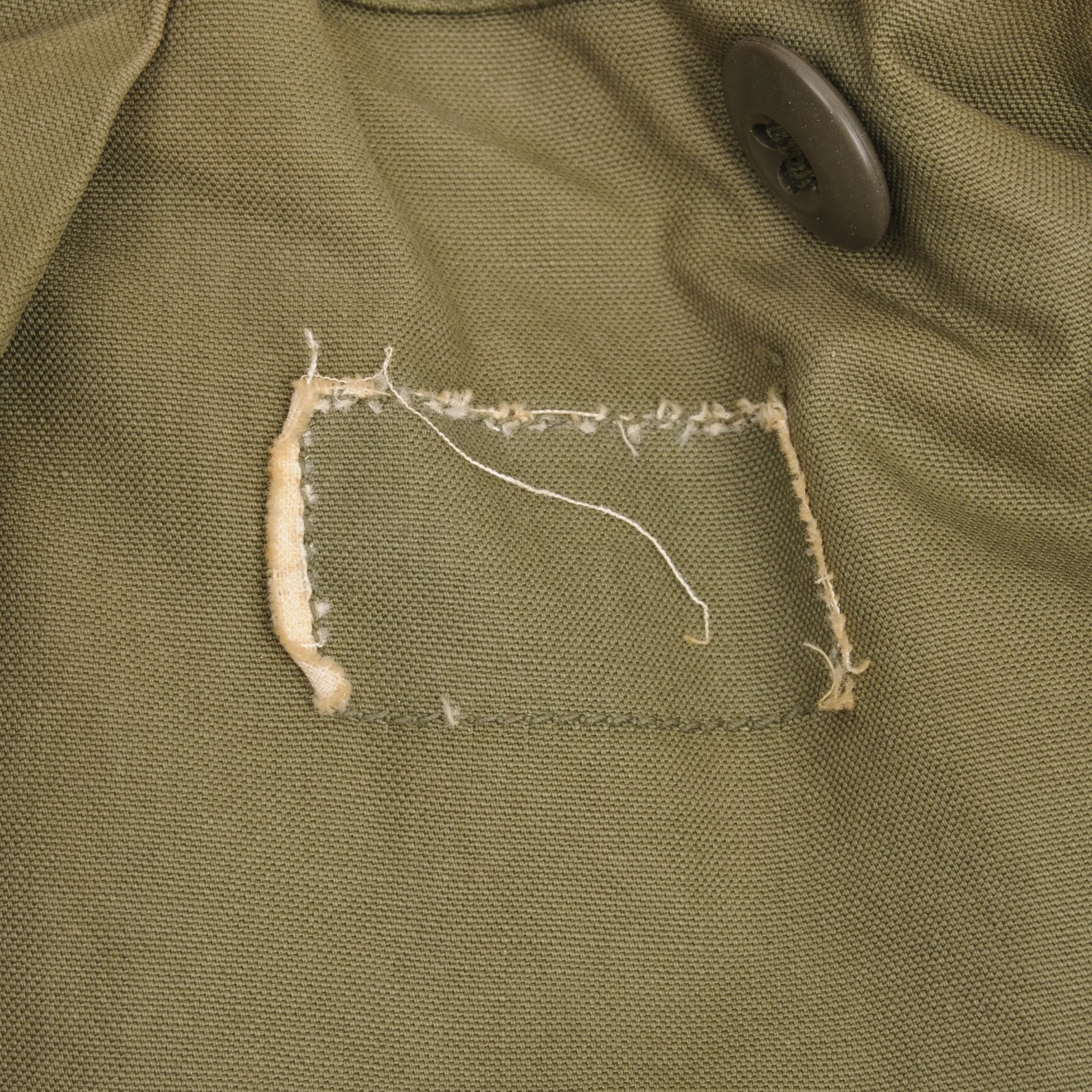 VINTAGE US ARMY M-1965 M65 1967 VIETNAM WAR FIELD JACKET SIZE MEDIUM LONG