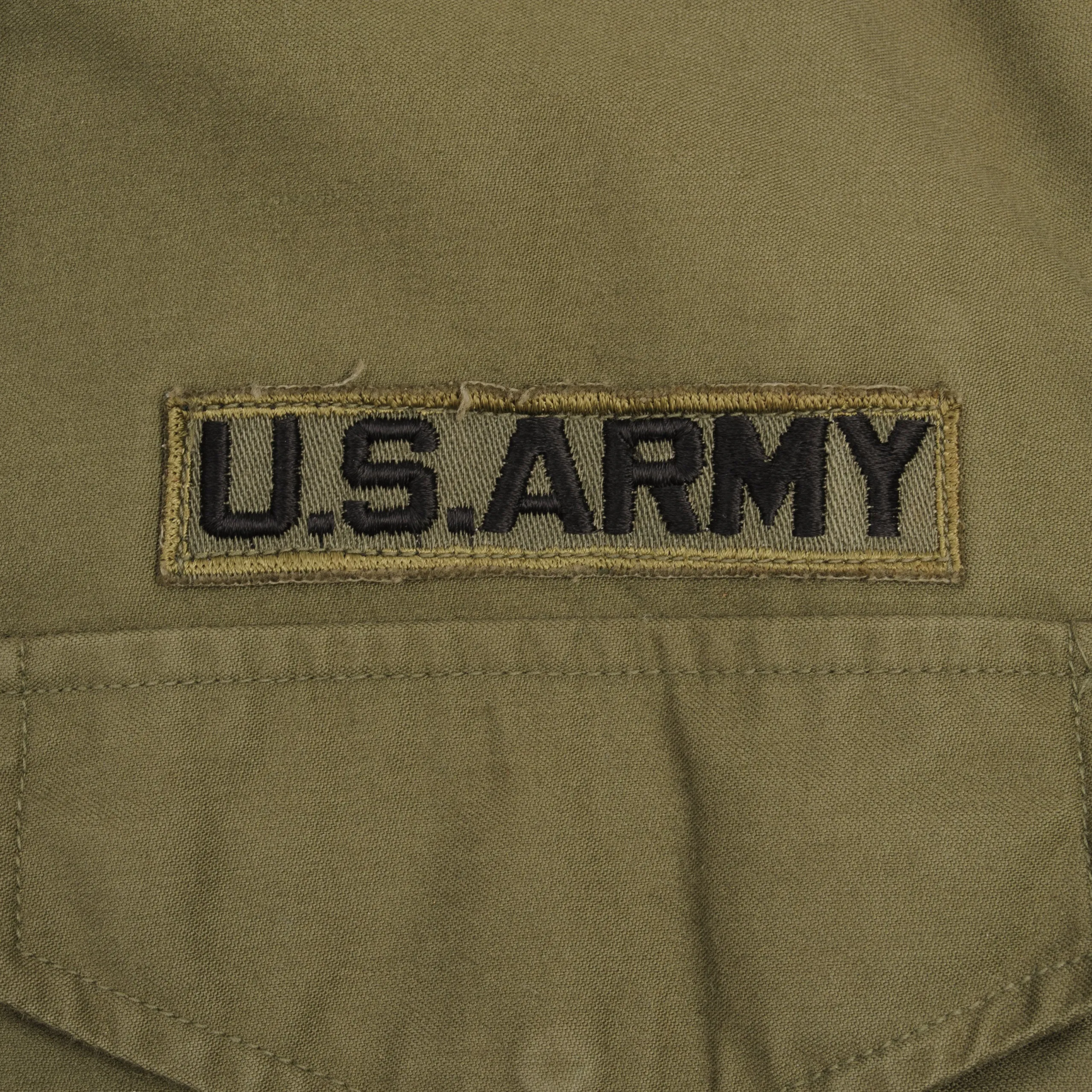 VINTAGE US ARMY M-1965 M65 1967 VIETNAM WAR FIELD JACKET SIZE MEDIUM LONG